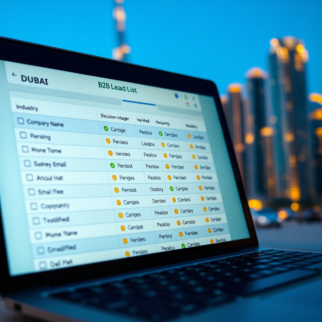 B2B Lead List Dubai: Targeted Data That Converts